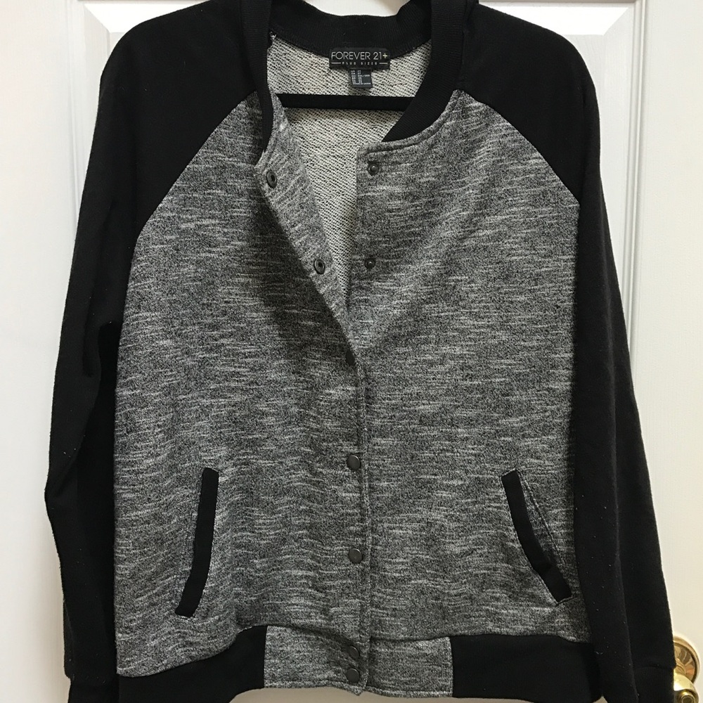 FOREVER 21 plus size comfy jacket
